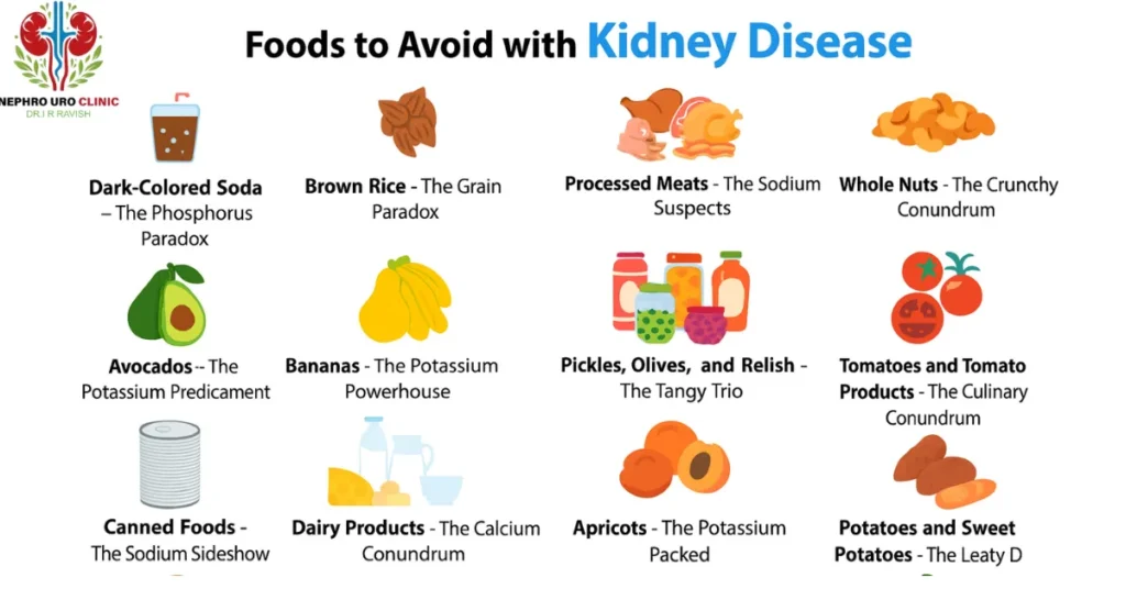Foods to avoid with Kidney disease
