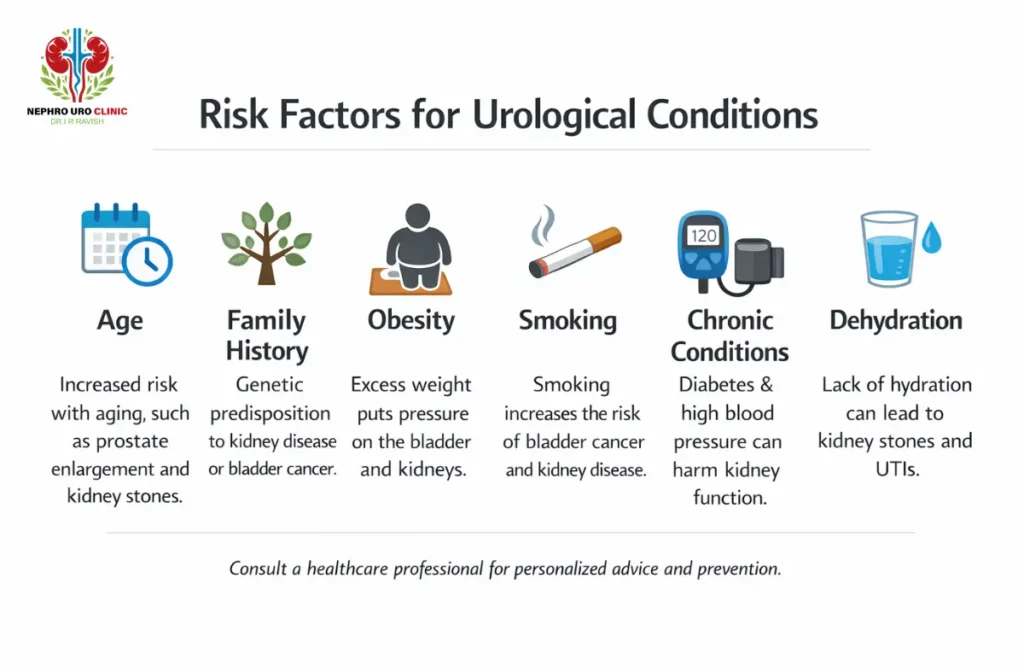 Best Urologist in Jayanagar | Risk Factors for Urological Conditions