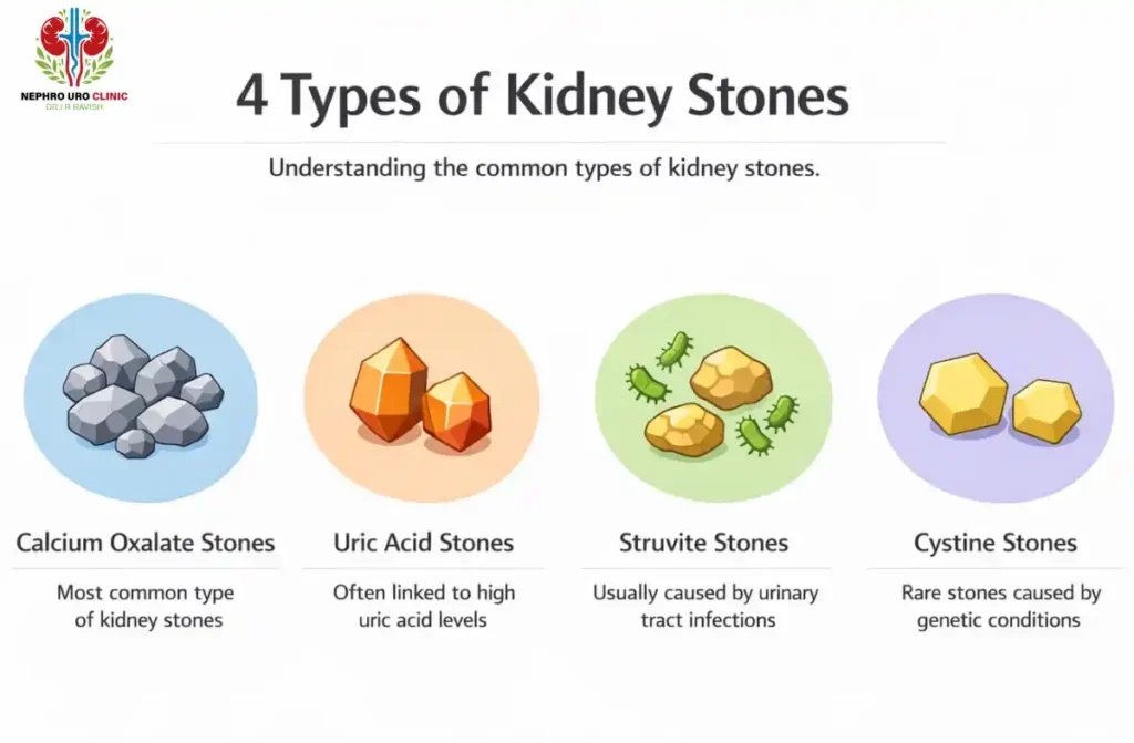 4 Types of Kidney Stones | Kidney Stone Treatment in Bengaluru