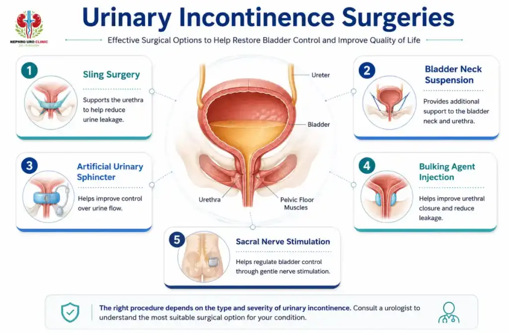 Urinary Incontinence Surgeries in bengaluru